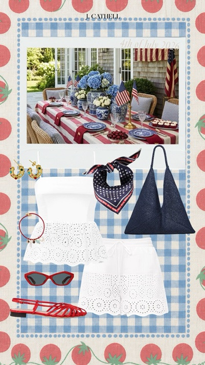 Red, white & totally outfitted. ❤️🤍💙

I rounded up complete summer looks that capture a timeless Americana feel—from crisp white dresses and easy denim to classic stripes, gingham, and the perfect pops of red. Whether you're headed to the lake, the beach, a backyard barbecue, or simply soaking up summer, these outfits are polished, versatile, and easy to wear all season long.

Shop the full edit below!

#SummerStyle #AllAmericanStyle #RedWhiteAndBlue #ClassicStyle #LTKStyle #LTKFinds #SummerOutfits #VacationStyle #WeekendStyle #StyleInspiration #FourthOfJulyStyle #ResortStyle #TimelessFashion #CapsuleWardrobe #SummerWardrobe

#LTKootd #LTKSeasonal #LTKOver40