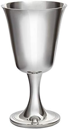 Wentworth Pewter - Large Pewter Bell Goblet, Wine Goblet, Wine Glass, Bright Polished Pewter (Bel... | Amazon (US)