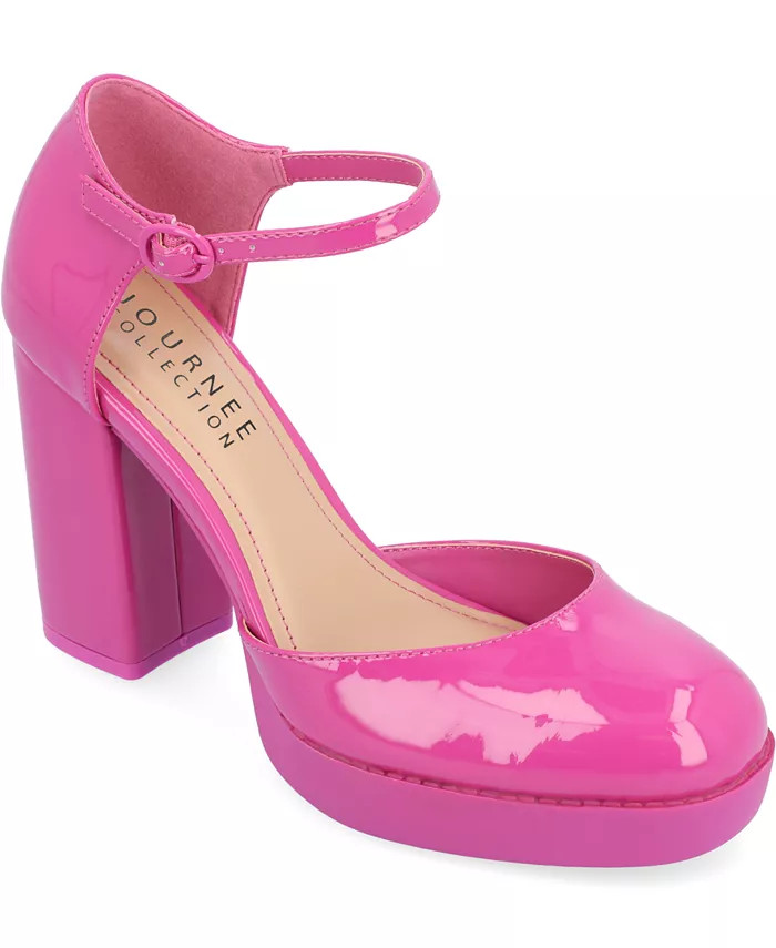 Journee Collection Women's Samarr Platform Heels - Macy's | Macy's