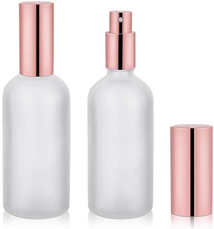 Small Glass Spray Bottle, Perfume Atomizer, Fine Mist Spray, 3.4oz, 2 Pack | Amazon (US)