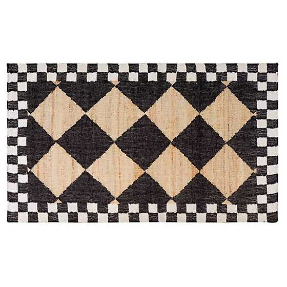 Diamond Jute 3' x 5' Rug | MacKenzie-Childs