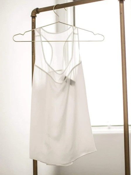 Nolita Reversible Racerback Top · Light Champagne | MORE SUNDAY