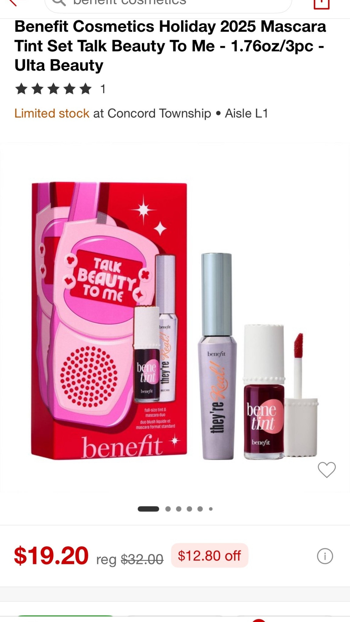 Benefit cosmetics gift set!! On sale for $19
Try store pick up to get today! Inlay a 2 left in my store. Great deal'

#LTKHoliday #LTKGiftGuide #LTKSaleAlert