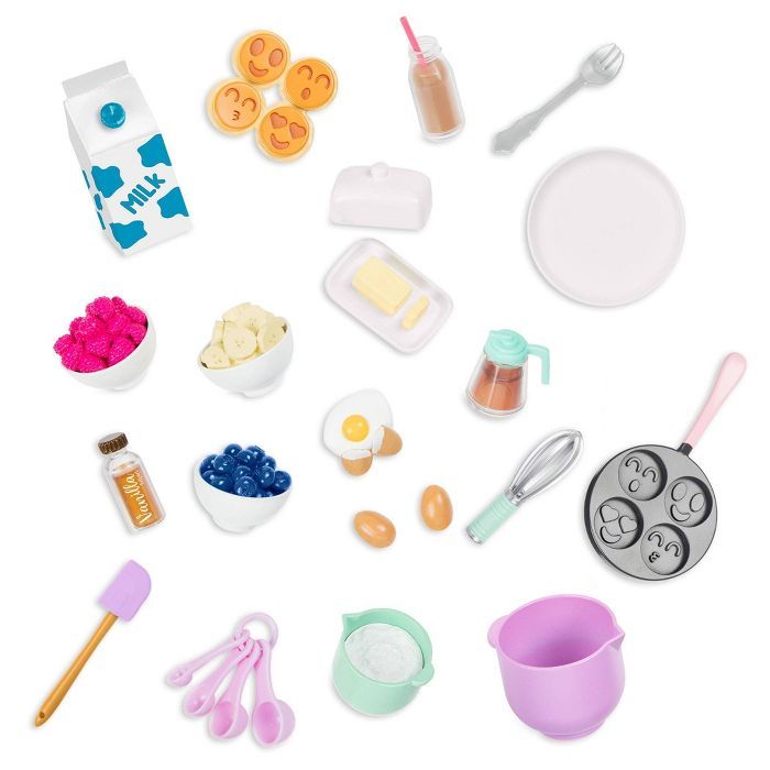 Our Generation Wake Up to Flavor Pancake Accessory Set for 18" Dolls | Target