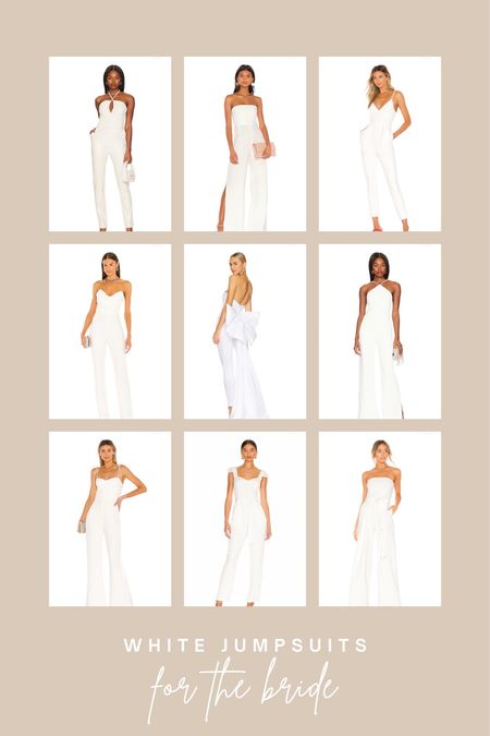 White jumpsuits for the bride 🤍

Wedding | wedding look | bridal dresses | white outfit | white jumpsuit | revolve | what to wear to wedding events | wedding looks | outfit for brides | bride to be | wedding season | rehearsal dinner | bridal shower | bachelorette party 



#LTKSeasonal #LTKwedding #LTKstyletip