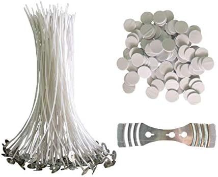 Homankit Candle Making Supplies 100 Pieces Cotton 8 Inches Candle Wicks for Candle Making, DIY Ca... | Amazon (US)