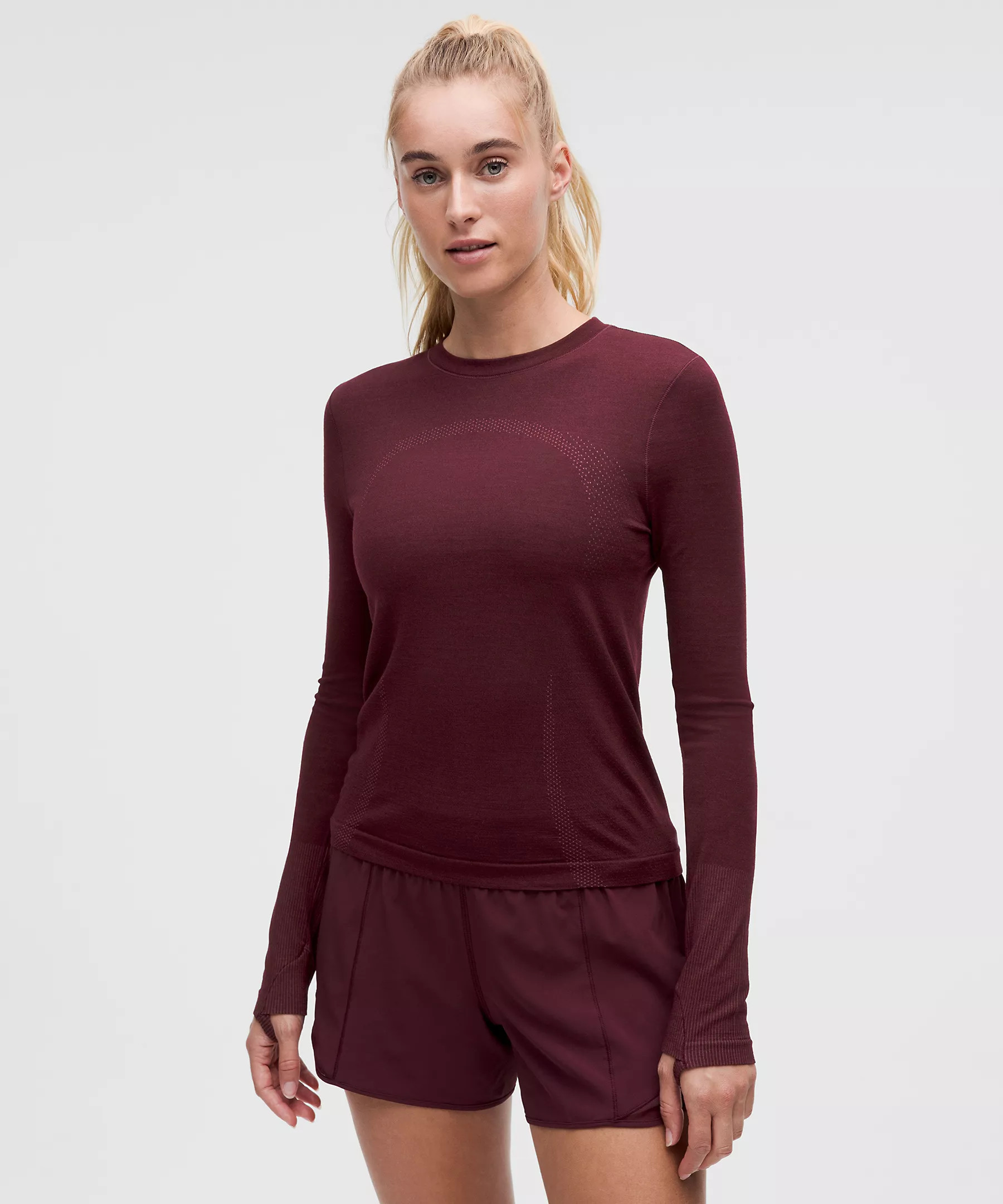 Swiftly Wool Long-Sleeve Shirt | Lululemon (US)