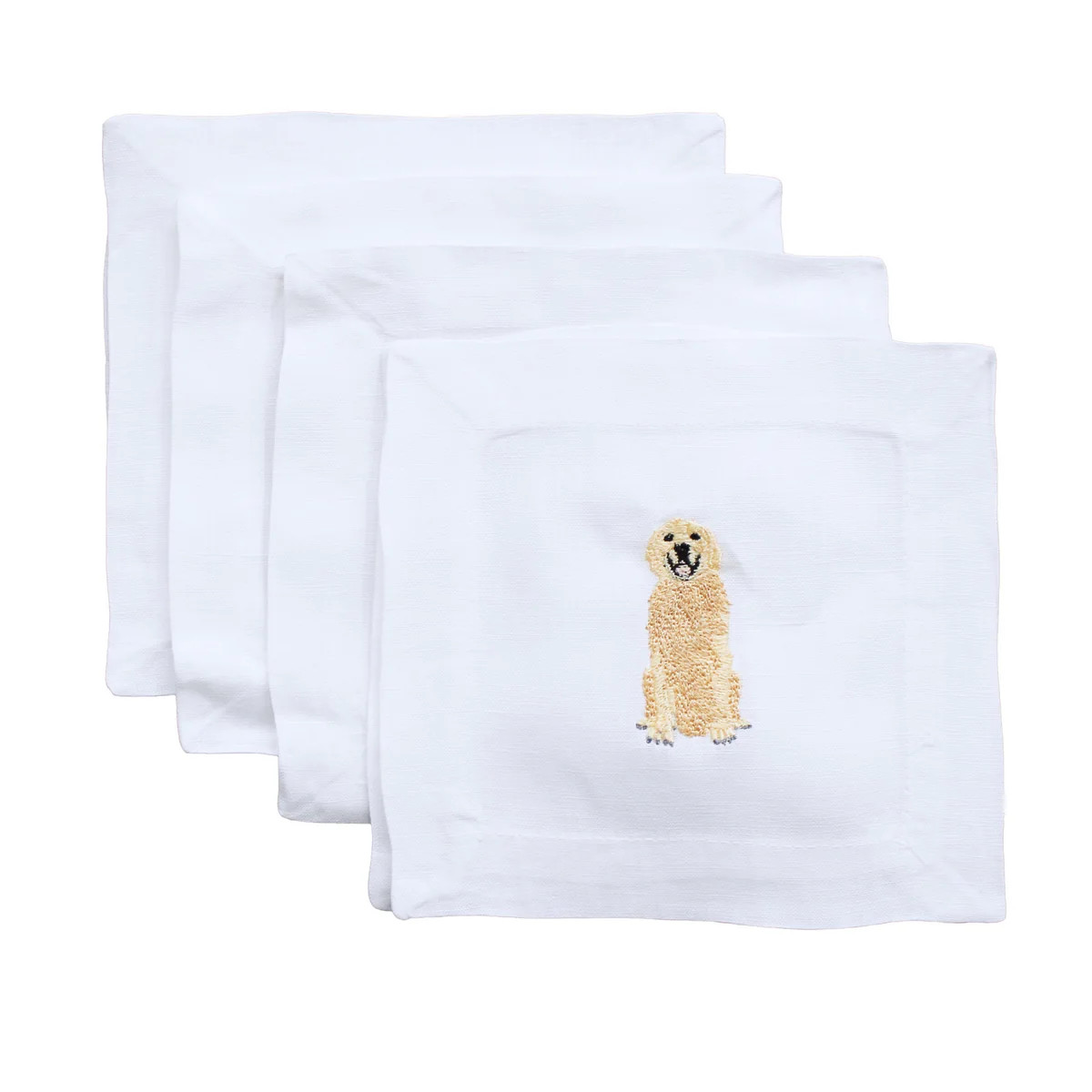 Golden Retriever Cocktail Napkins | Over The Moon