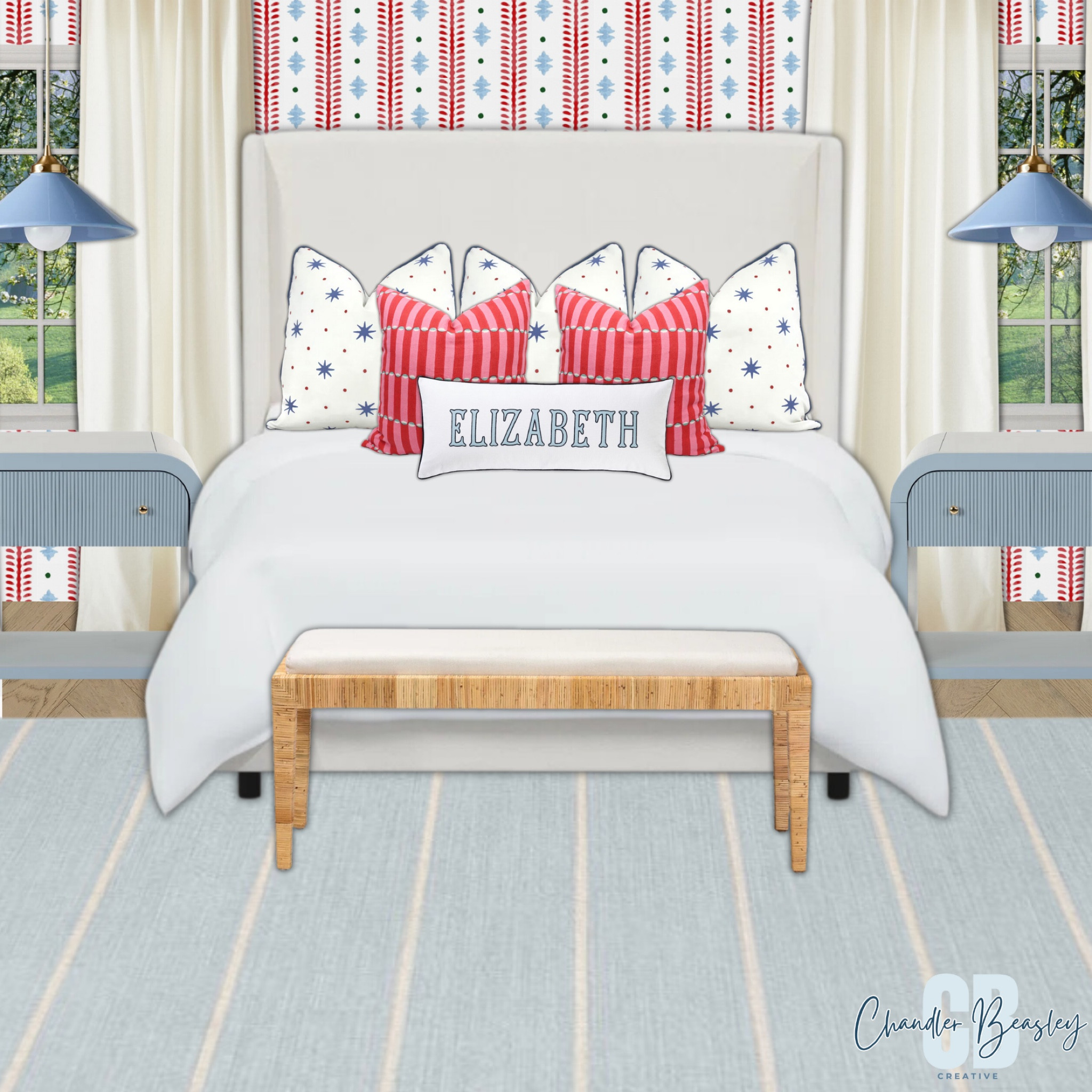 Happy 4th!!! Sharing this Americana bedroom! Loving this room design. 

#LTKSeasonal #LTKHome #LTKSummerSales