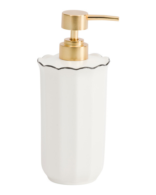 Flared Scalloped Lotion Dispenser | TJ Maxx