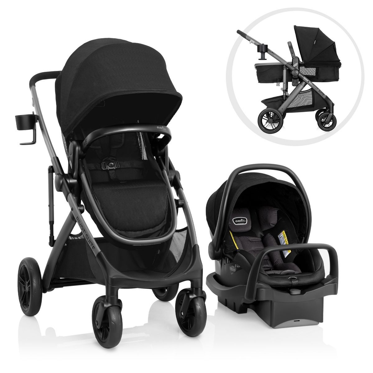 Evenflo Pivot Suite Travel System with LiteMax | Target