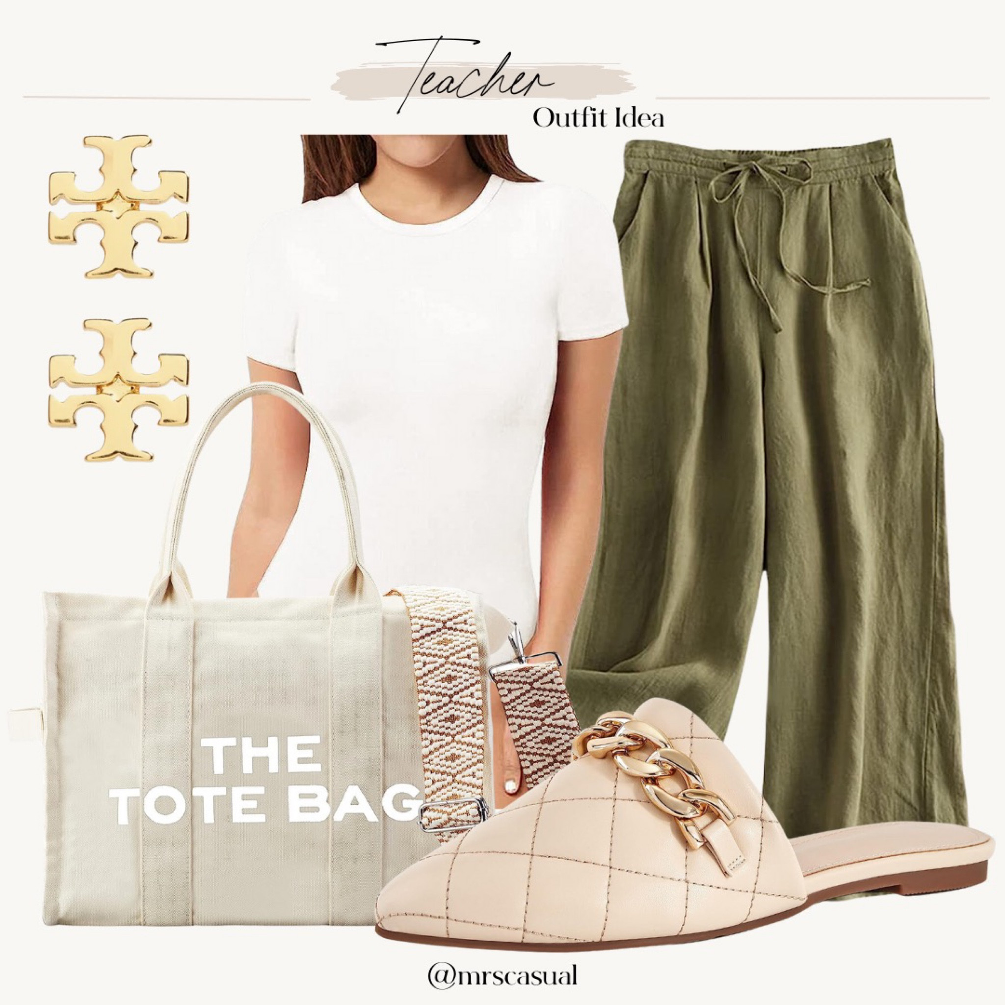 Amazon teacher wide leg pants outfit idea 

#LTKunder50 #LTKworkwear #LTKFind