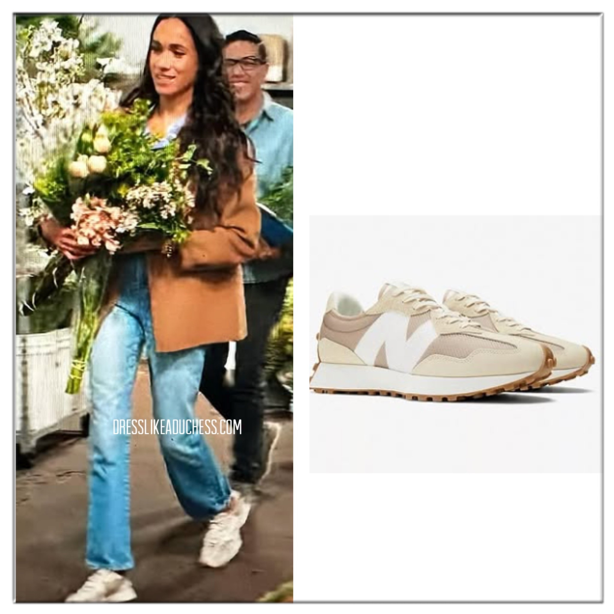 Meghan Markle new balance 327 sneakers 