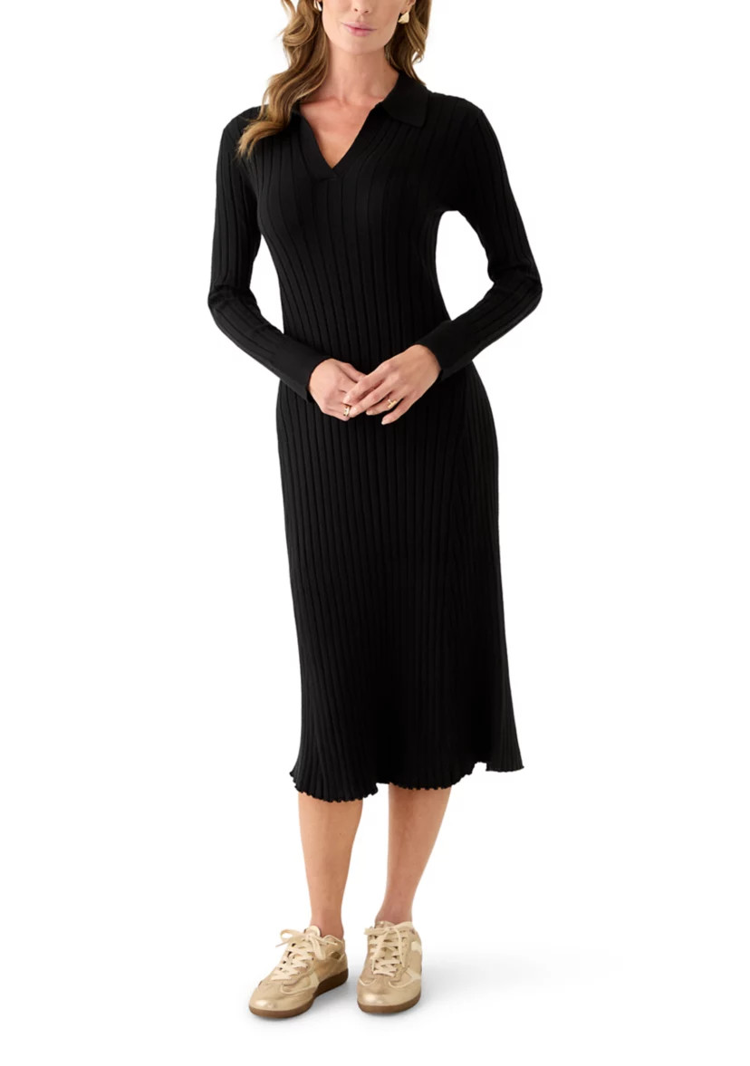 Women's Long Sleeve Collar Sweater Dress | Belk
