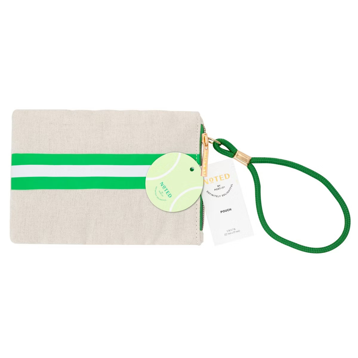 Noted by Post-it Sports Court Canvas Pouch Wristlet | Target