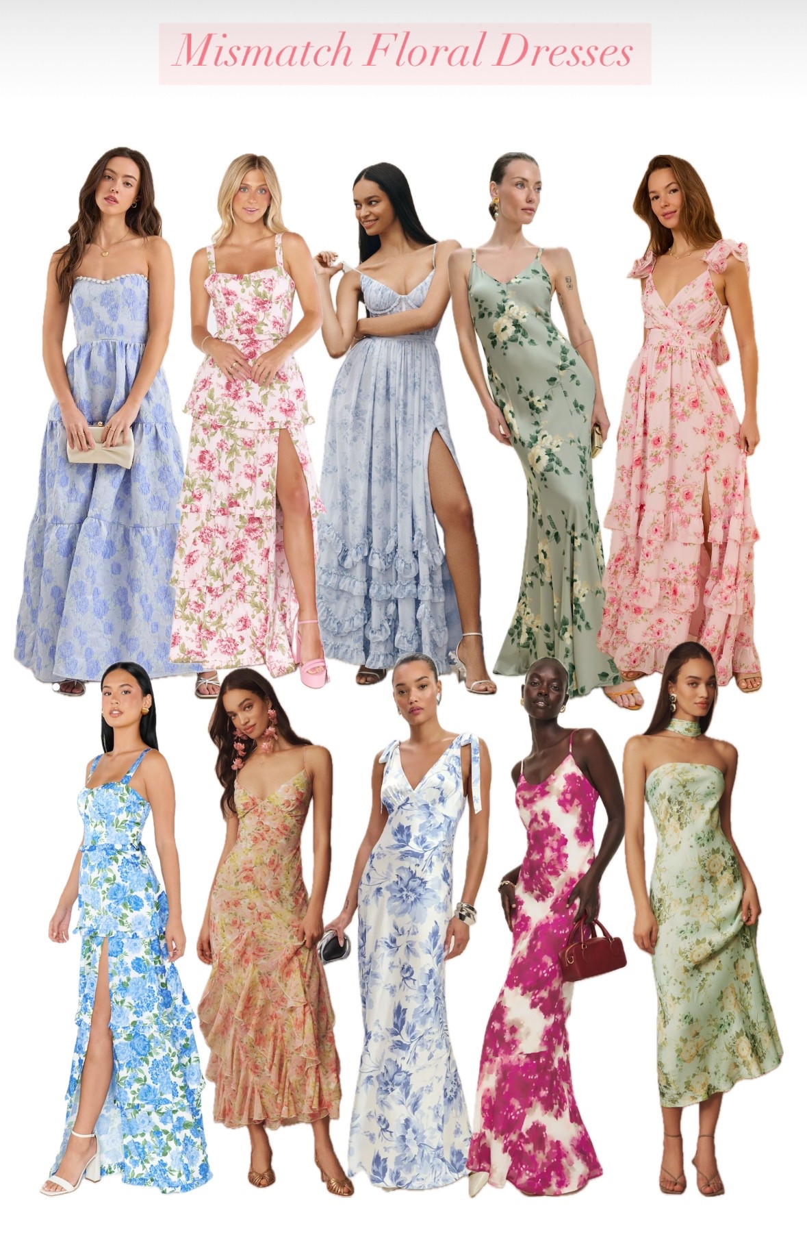 Mismatch Floral Dresses part 3

Perfect for bridesmaid or wedding guest dresses 

#LTKSeasonal #LTKBeauty #LTKWedding