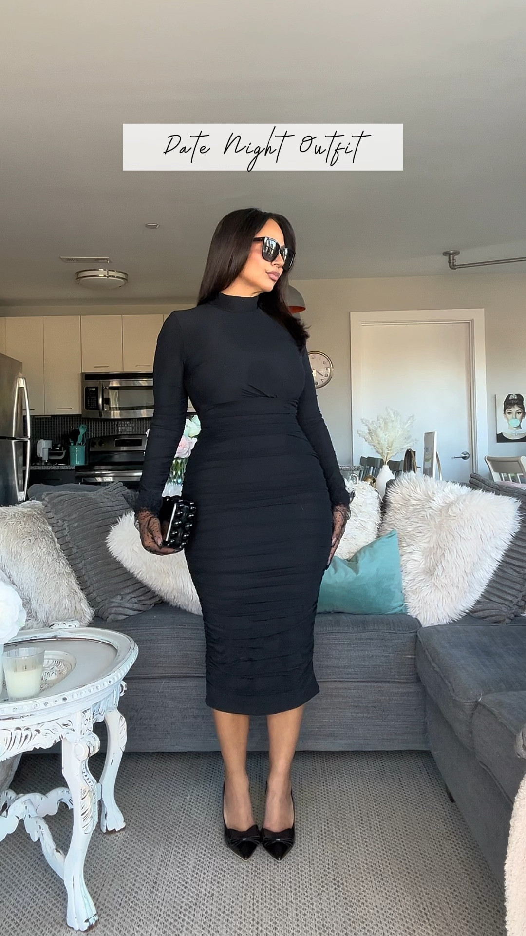 DATE NIGHT OUTFIT: Black Cat Energy 🐈‍⬛ 🖤

Sizing ⬇️

5’3 
155 lbs
Size 8 / Medium
Bust: 34DDD/36DD
Waist: 28”
Hips: 43”
Wearing Size Medium 

date outfit, fall outfits, fall outfit, midi dress, long sleeve dress, black outfit 

#LTKStyleTip #LTKFindsUnder50 #LTKShoeCrush