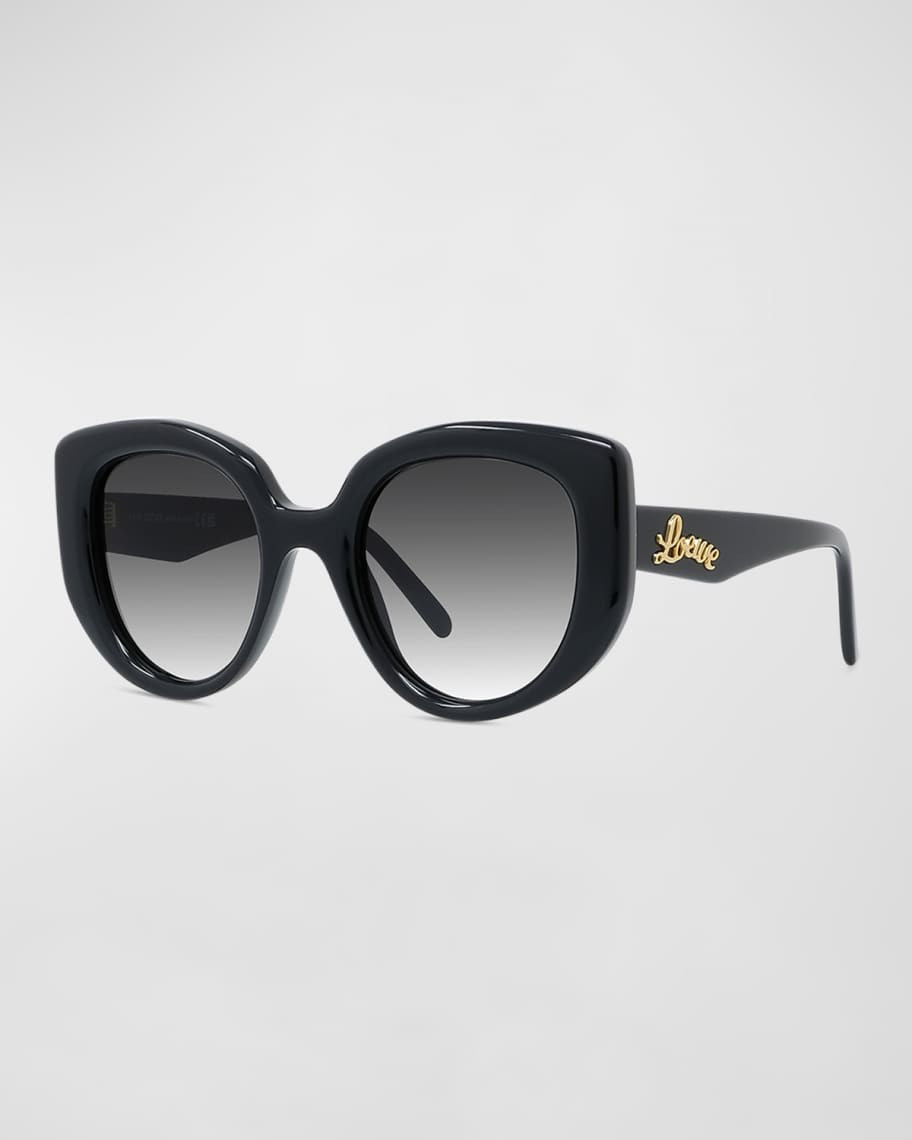 Oversized Acetate Butterfly Sunglasses | Neiman Marcus