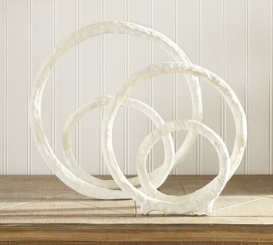 Elisa White Sculptures - Set of 2 | Pottery Barn (US)