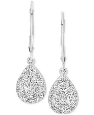Bonus Offer: Diamond Teardrop Cluster Drop Earrings with qualifying $25 purchase! (Orig. $250 Val... | Macy's