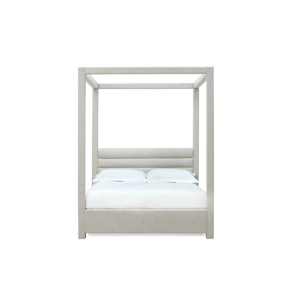 Herma Upholstered Canopy Bed | Wayfair North America