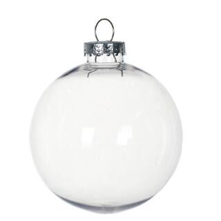 Christmas 5" Clear Plastic Ball Ornament | Michaels Stores