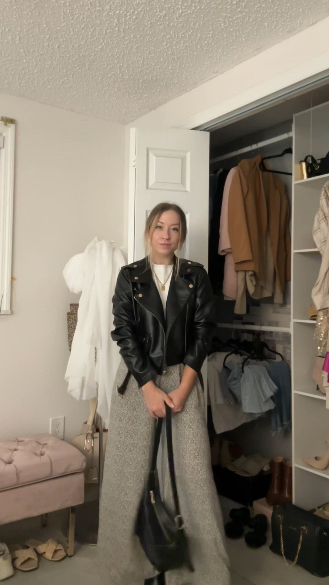 Rainy day leather jacket fall outfit🖤

#LTKSeasonal #LTKStyleTip