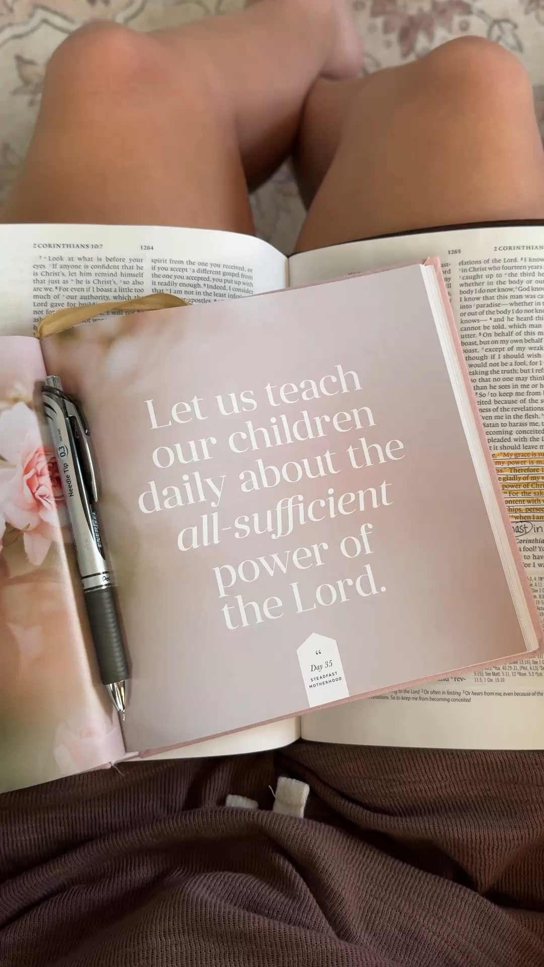 Steadfast Motherhood has been such an amazing devotional for me! 

#LTKmomlife #LTKmorningroutine #LTKselfcare