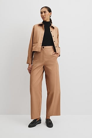 Australian Cotton Tapered Drill Pant | Country Road