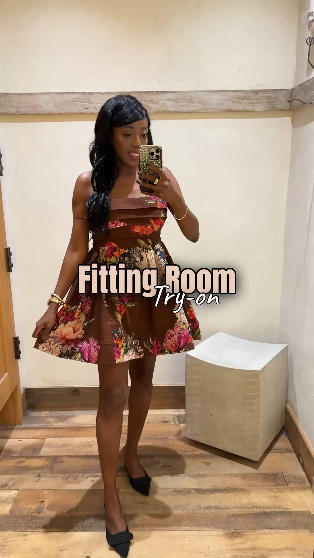 This dress is true to size. Wearing a small (6). 

Thanksgiving Outfit, Dress, Holiday Outfit, Fall Outfit, 

#LTKSeasonal #LTKOotd

#LTKSaleAlert #LTKCyberWeek #LTKOver40