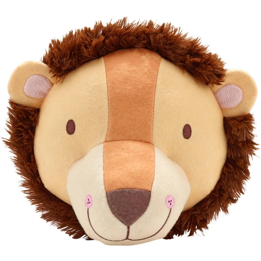 Lion Plush Head Wall Decor | Walmart (US)