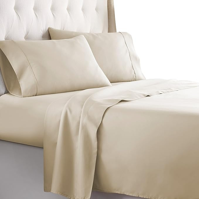 HC Collection Twin Size Sheets Set - Bedding Sheets & Pillowcases w/ 16 inch Deep Pockets - Fade ... | Amazon (US)