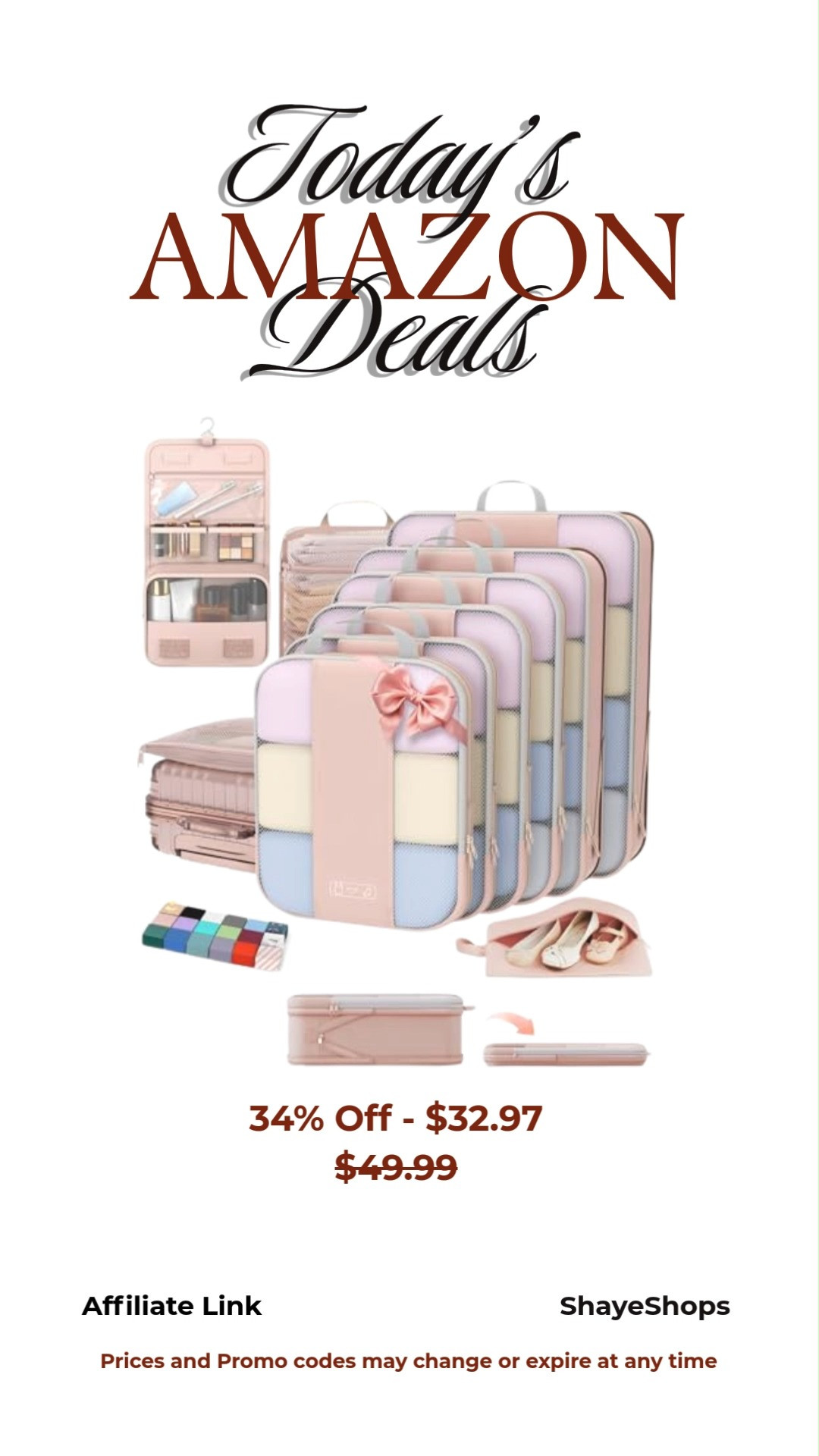 10 Set Compression Packing Cubes for Travel Gifts Mom Women, Luggage Clothes Garment Bags for Travelers, Airplane/Cruise/Car Travel Essentials, Compressible Expandable Saver Space Bags 

 #LTKHome #LTKSaleAlert #LTKTravel