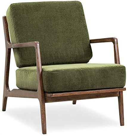 POLY & BARK Verity Lounge Chair, Distressed Green Velvet | Amazon (US)