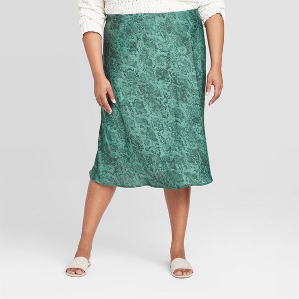 Women's Plus Size Satin Slip Skirt - A New Day™ | Target