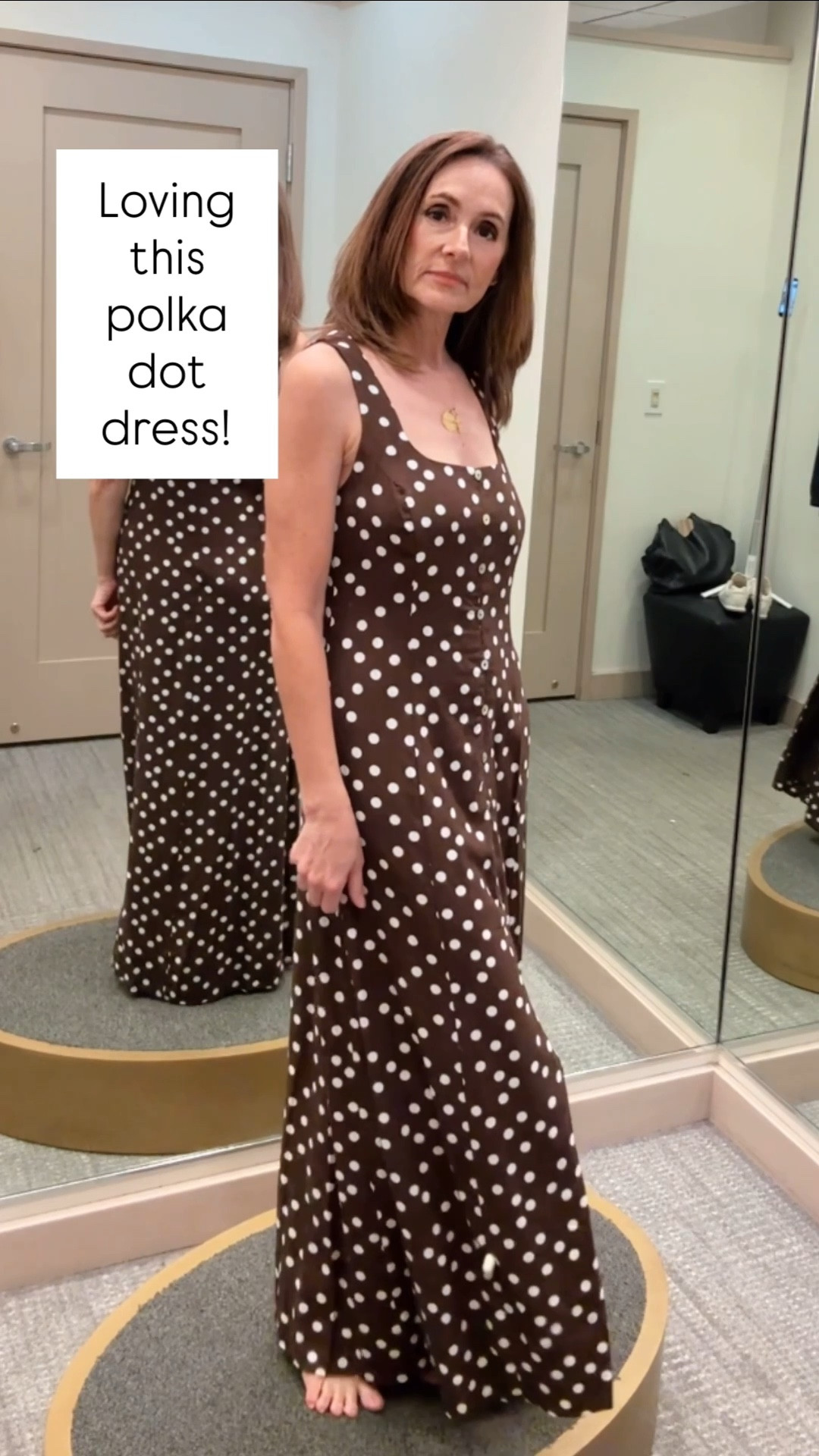 Full length tank dress in polka dots! Wedding guest, Easter family dinner, date night, workwear (add sweater/blazer!) 💃🏻

#LTKootd #LTKWedding #LTKSeasonal