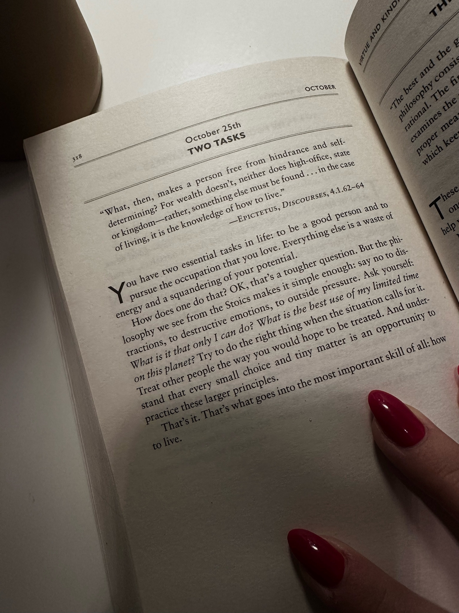 Daily read 📚 #dailymessage #dailystoic #morningroutine #mindsetbooks

#LTKfindsunder50 #LTKfitness #LTKfamily