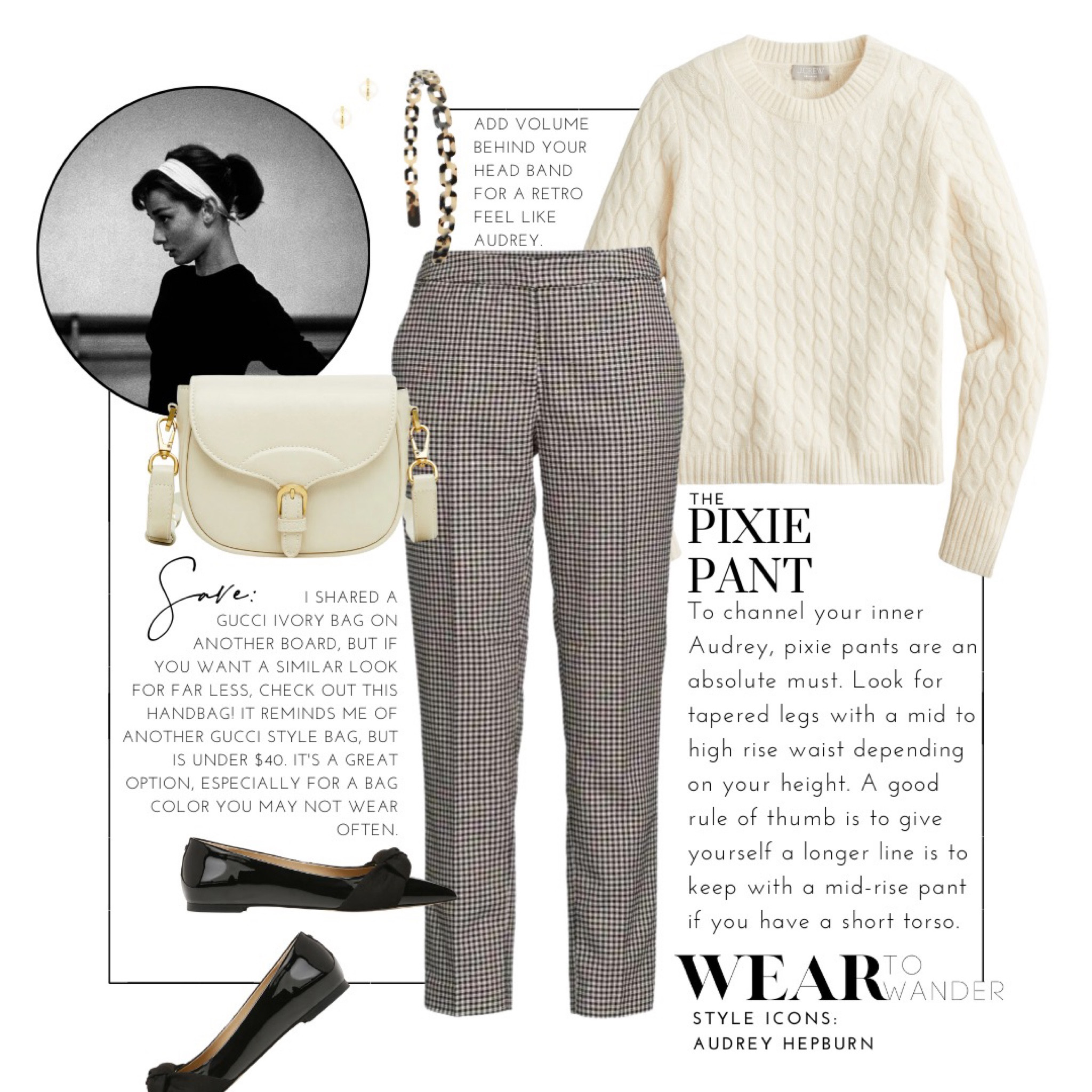 We grew up watching a lot of black and white films at my house, and many of the scenes from those movies still play over in my mind. Outside of books, these films were a portal to other countries and cultures and the idyllic view of each created a narrative in my mind of a world I wanted to explore. There were two women in particular that I loved to watch on screen and they both had the surrname of Hepburn. Tonight’s iconic style focus is on Audrey Hepburn, but a full break down of Katharine Hepburn’s outfits will certainly be coming! 

Both on screen and off, Audrey Hepburn’s style is not only still noteworthy but applicable to our modern times. She was at the beginning of a major shift in fashion, and the choices she made created classic styles that we all wear today. If you look closely, you’ll notice that a few of the pieces from this collection can also be found on other style icons I have covered. It’s a testament that shows classic pieces truly never go out of style. There will be small tweaks and trends, but the essentials of a classic won’t change. Who is your style icon you’d like to see covered next? 



#LTKHoliday #LTKSeasonal #LTKGiftGuide