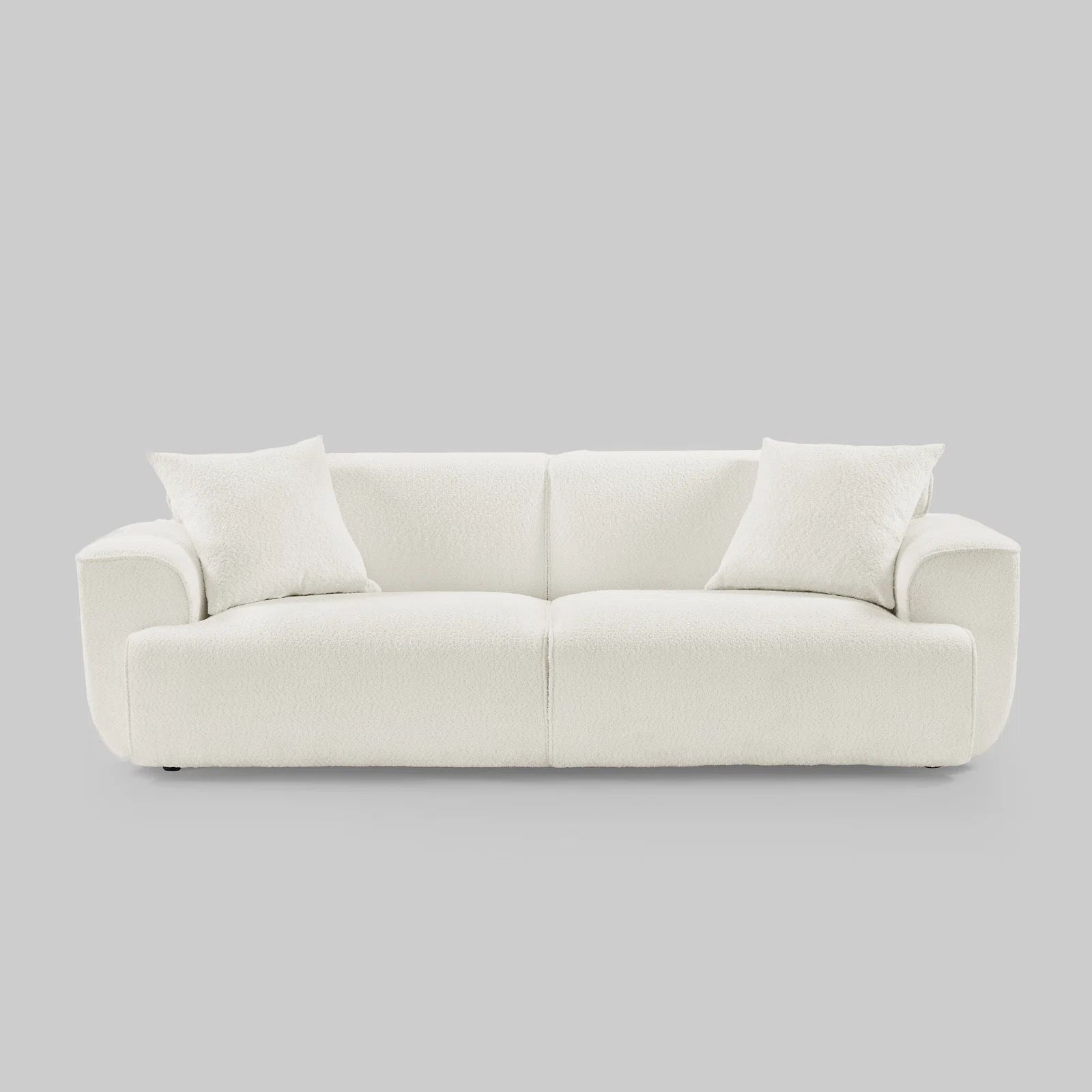 Minimore Modern Style Sofa 91" Round Arm Sofa | Wayfair North America