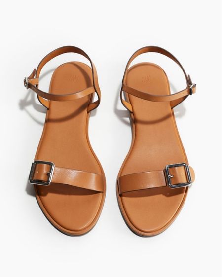 Strappy sandals - come in brown and black! 

#LTKfindsunder50 #LTKshoecrush #LTKstyletip