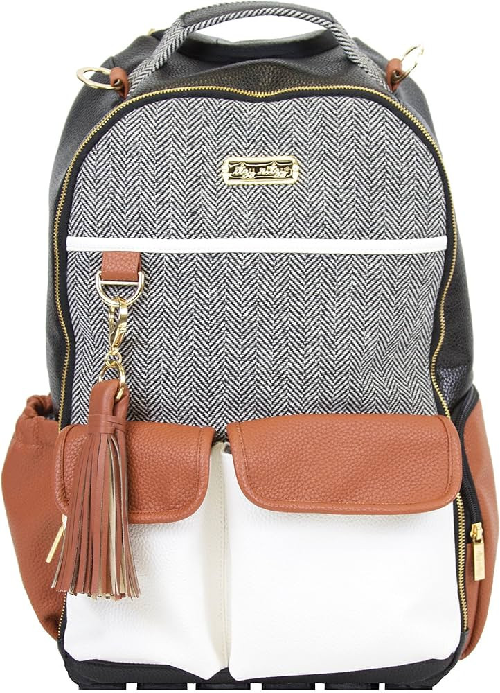 Itzy Ritzy Large Capacity Boss Backpack Diaper Bag Featuring Bottle Pockets, Changing Pad, Stroll... | Amazon (US)