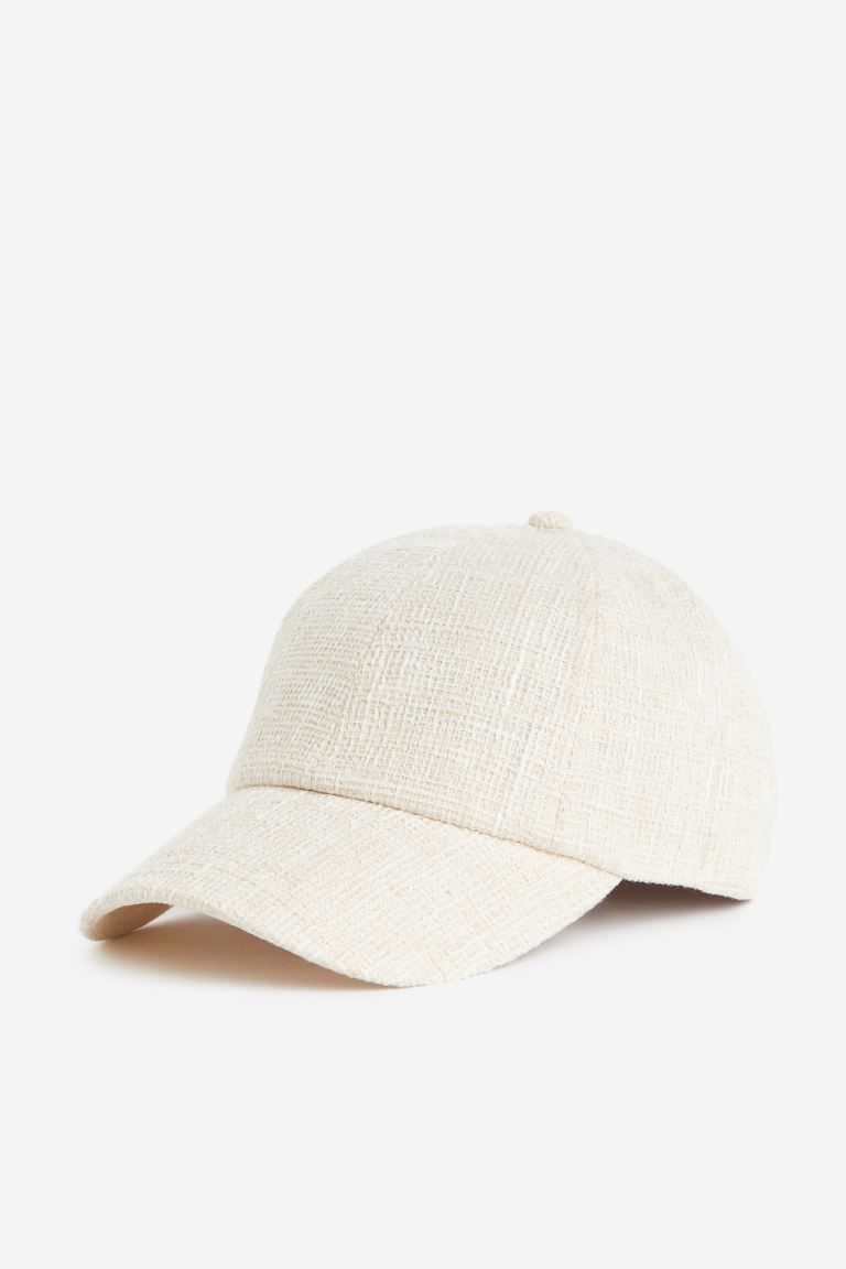 Textured Cap - Cream - Ladies | H&M US | H&M (US + CA)