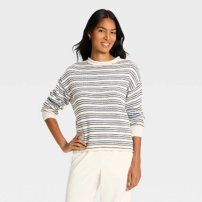 Women's Essential Pullover Sweater - A New Day™ Pink 3X | Target