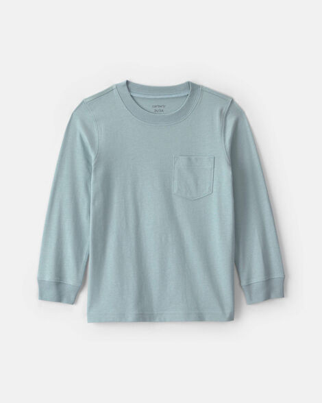 Toddler Boy Long-Sleeve Tee - Blue | Carter's Inc