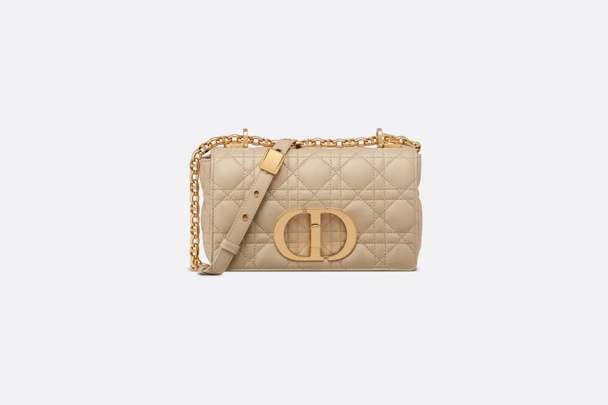 Beige Supple Cannage Calfskin | Dior Couture