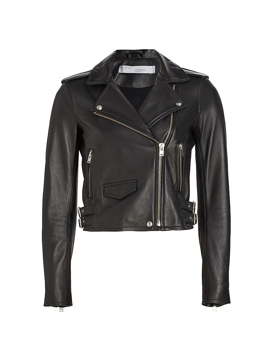 Women's Ashville Leather Moto Jacket - Black - Size 4 | Saks Fifth Avenue