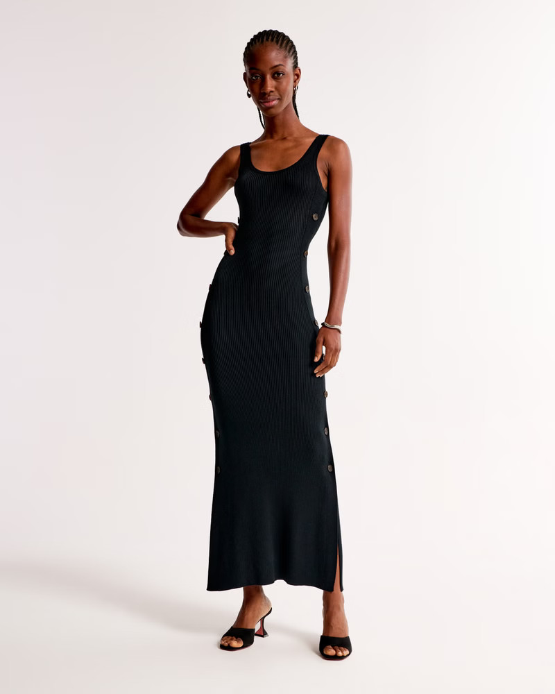 Scoopneck Maxi Sweater Dress | Abercrombie & Fitch (US)