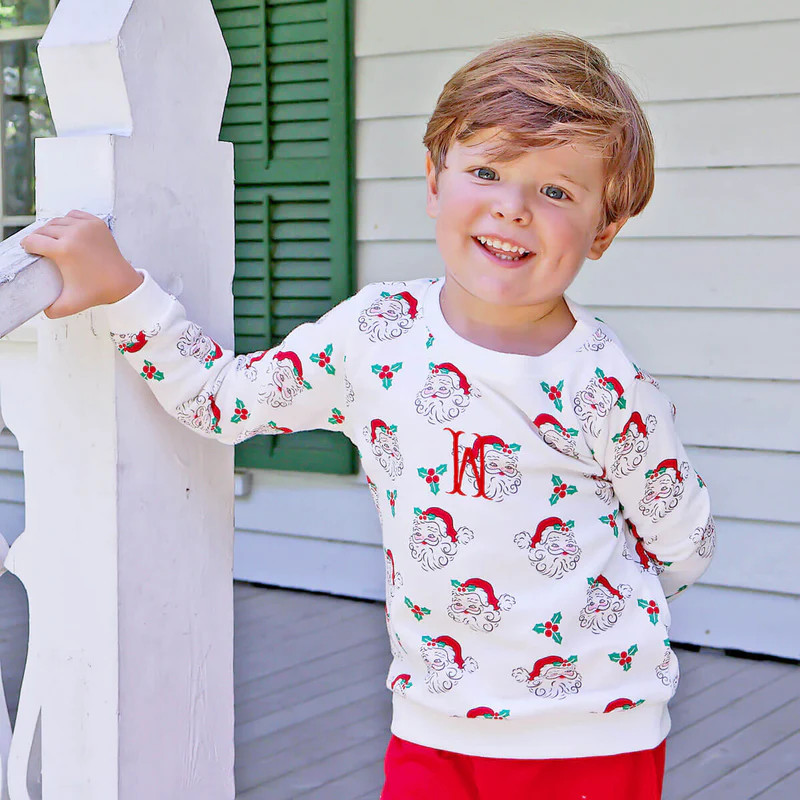 Vintage Santa Jogger Set | Classic Whimsy
