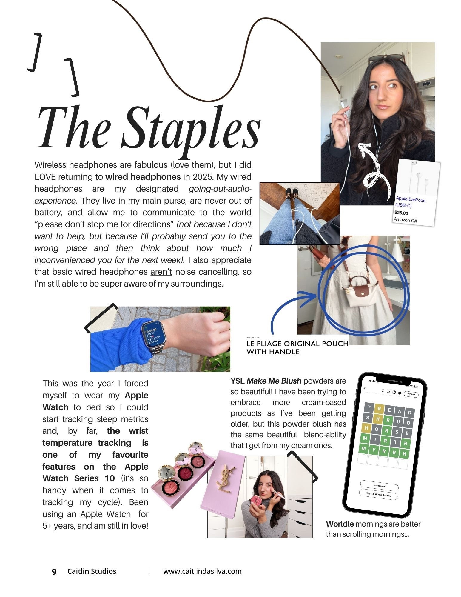 Some of my favourite 2025 STAPLES 