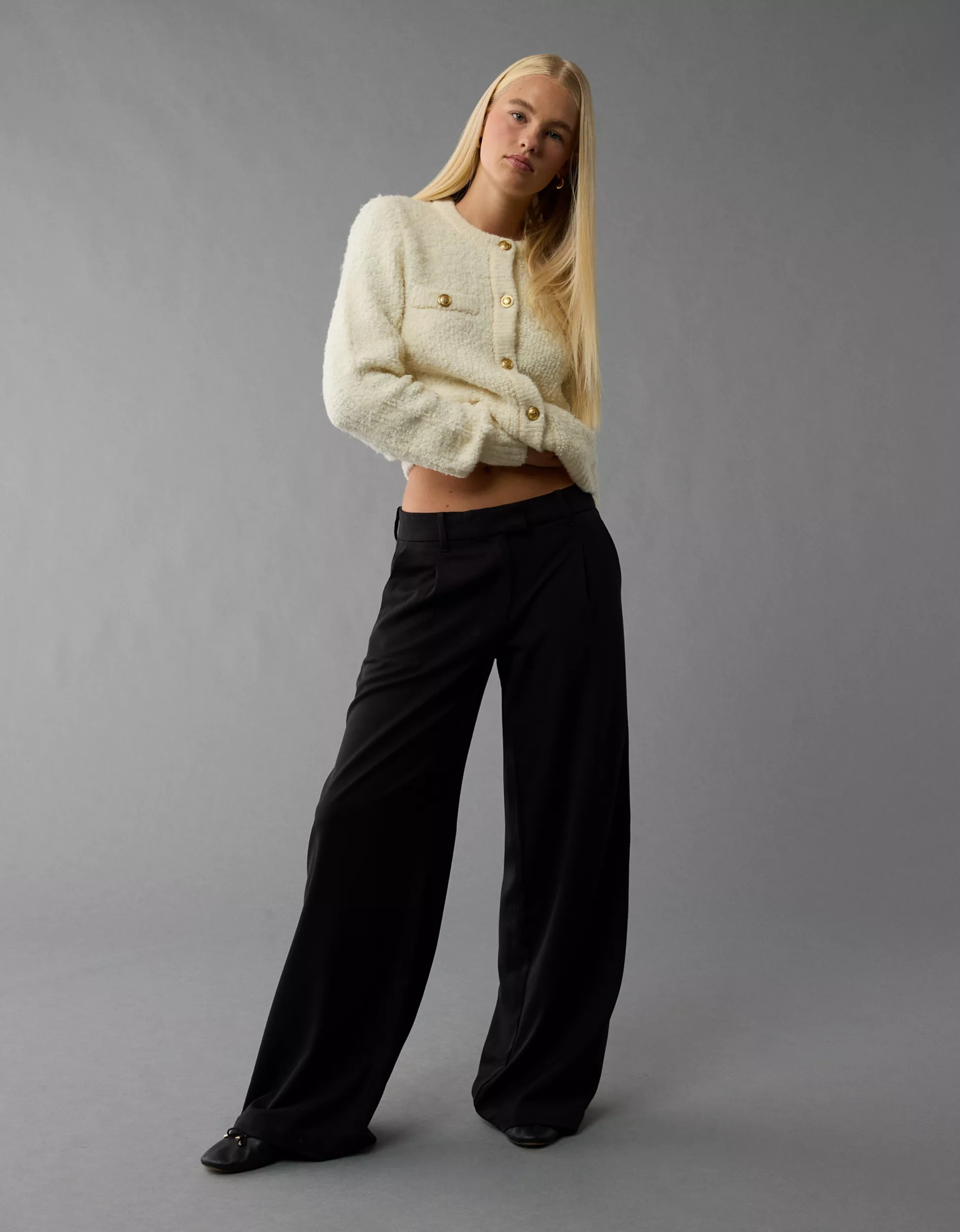 AE Stretch Low-Rise Poppy Trouser | American Eagle Outfitters (US & CA)